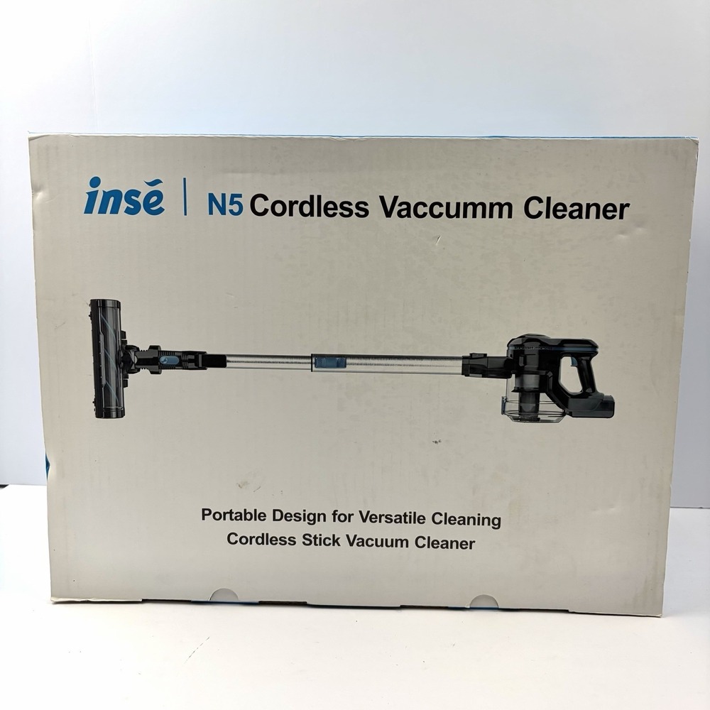 INSE N5S Grey Cordless Handheld Stick Upright Vacuum Cleaner